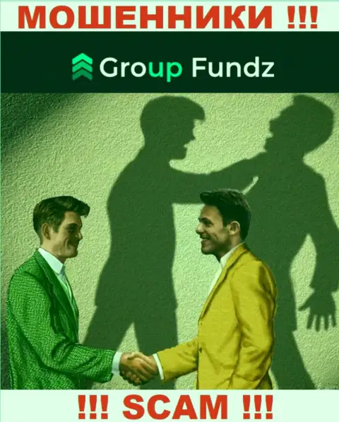GroupFundz Com - это МОШЕННИКИ, не нужно верить им, если станут предлагать пополнить депо