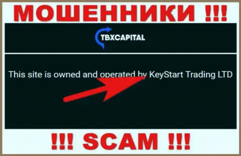 Жулики TBXCapital не прячут свое юр. лицо это KeyStart Trading LTD