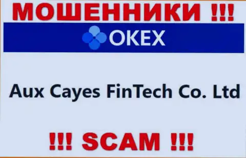 Aux Cayes FinTech Co. Ltd - контора, которая управляет интернет мошенниками OKEx