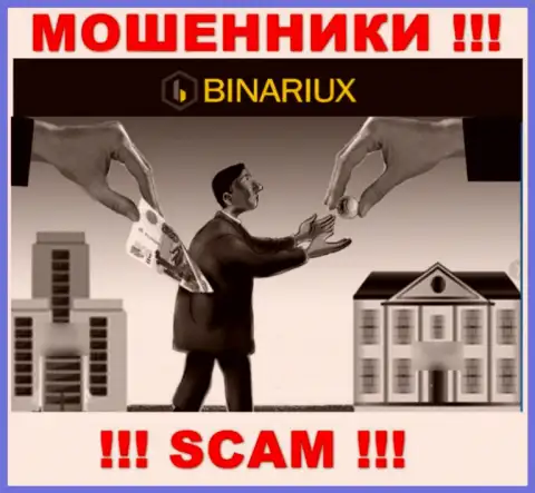 Хотите вернуть денежные средства с дилинговой организации Binariux, не выйдет, даже когда заплатите и налог