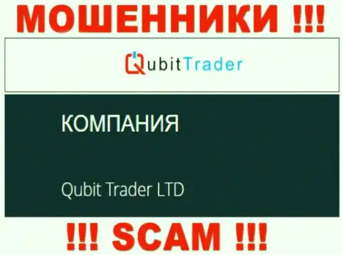 Кьюбит Трейдер - это internet мошенники, а руководит ими юр. лицо Qubit Trader LTD