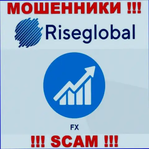 Rise Global не вызывает доверия, Форекс - это именно то, чем промышляют указанные internet мошенники