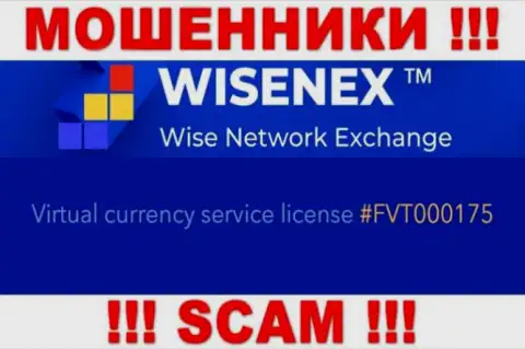 Будьте крайне бдительны, зная лицензию WisenEx с их онлайн-ресурса, избежать противозаконных уловок не получится - это РАЗВОДИЛЫ !!!