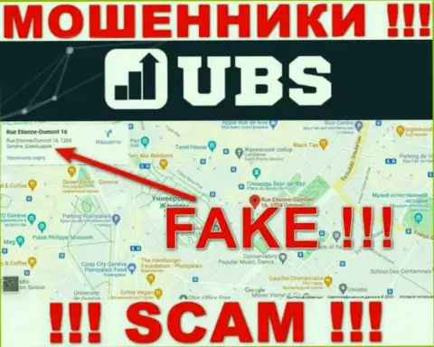 На сайте UBSGroups вся информация касательно юрисдикции фейковая - очевидно мошенники !!!