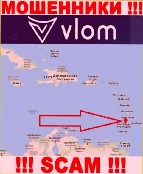 Организация Влом - это мошенники, пустили корни на территории Saint Vincent and the Grenadines, а это оффшор