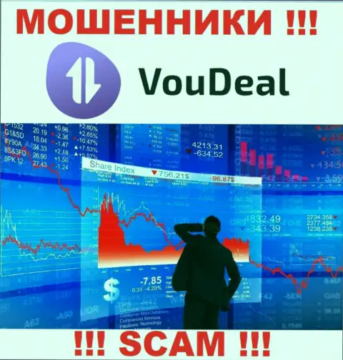 Работая совместно с VouDeal Com, можете потерять все денежные средства, поскольку их Broker - это надувательство