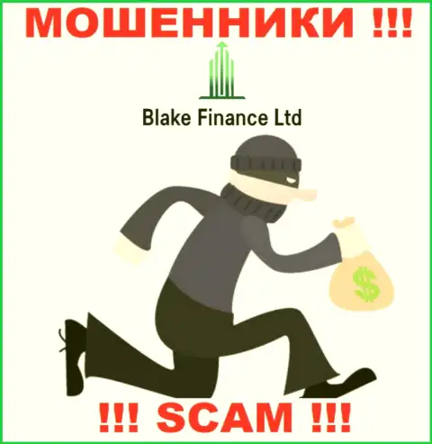 Денежные вложения с дилинговым центром Blake Finance Ltd Вы не приумножите - это ловушка, в которую Вас пытаются затянуть