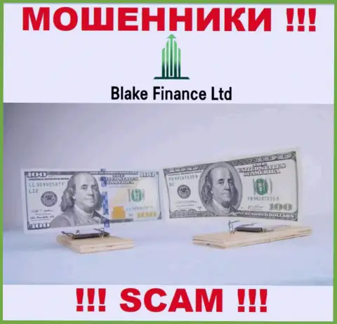 В дилинговой компании Blake Finance вынуждают погасить дополнительно сборы за возвращение денежных вложений - не делайте этого