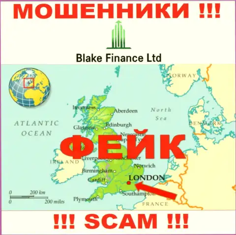 Настоящую инфу об юрисдикции Blake Finance не найти, на сайте конторы лишь липовые сведения