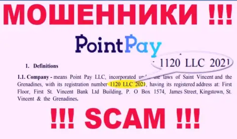 1120 LLC 2021 - это номер регистрации internet мошенников Point Pay LLC, которые НЕ ОТДАЮТ ОБРАТНО ДЕНЕЖНЫЕ СРЕДСТВА !!!