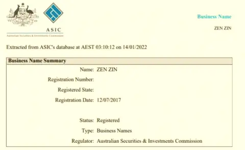 Официальная регистрация брокерской компании Зинейра