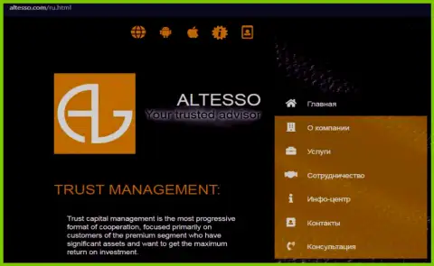 Официальный сервис компании AlTesso Com
